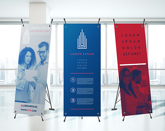 Customize Print X Banner Stands Online Printi